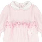 Baby Girls Pink Heart Babygrow, 1, hi-res