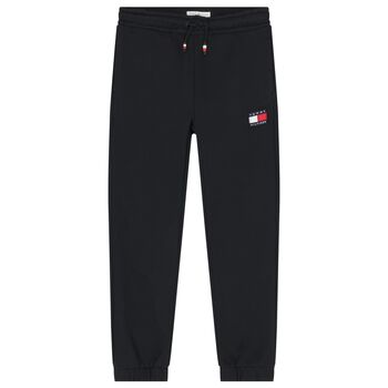 Boys Black Logo Joggers