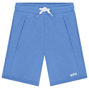 Boys Blue Logo Shorts