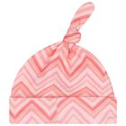 Baby Girls Pink Zig Zag Babygrow Set , 1, hi-res