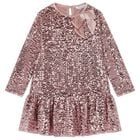 Girls Pink Embellished Dress, 2, hi-res