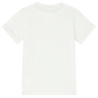 Boys White Logo T-Shirt, 1, hi-res