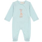 Blue Giraffe Logo Babygrow, 1, hi-res