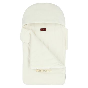 Ivory & Gold Logo Baby Nest