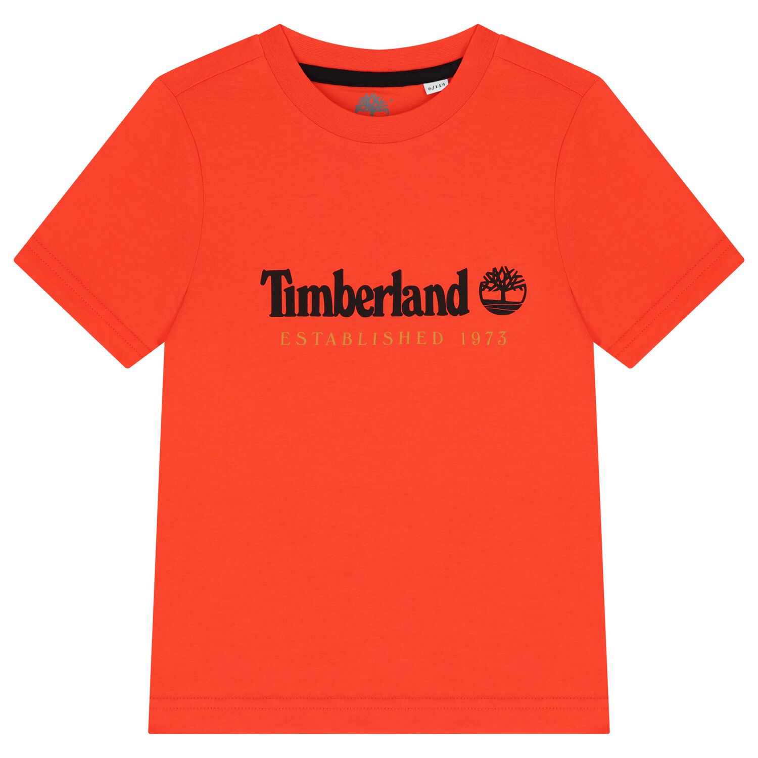 Boys Orange Logo T-Shirt, 1, hi-res