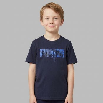 Boys Navy Blue Logo T-Shirt