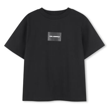 Boys Black Logo T-Shirt
