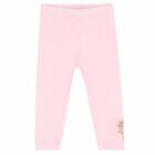 Younger Girls Pink Leggings, 1, hi-res