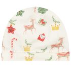 Baby Boys Ivory Festive Babygrow Set, 1, hi-res