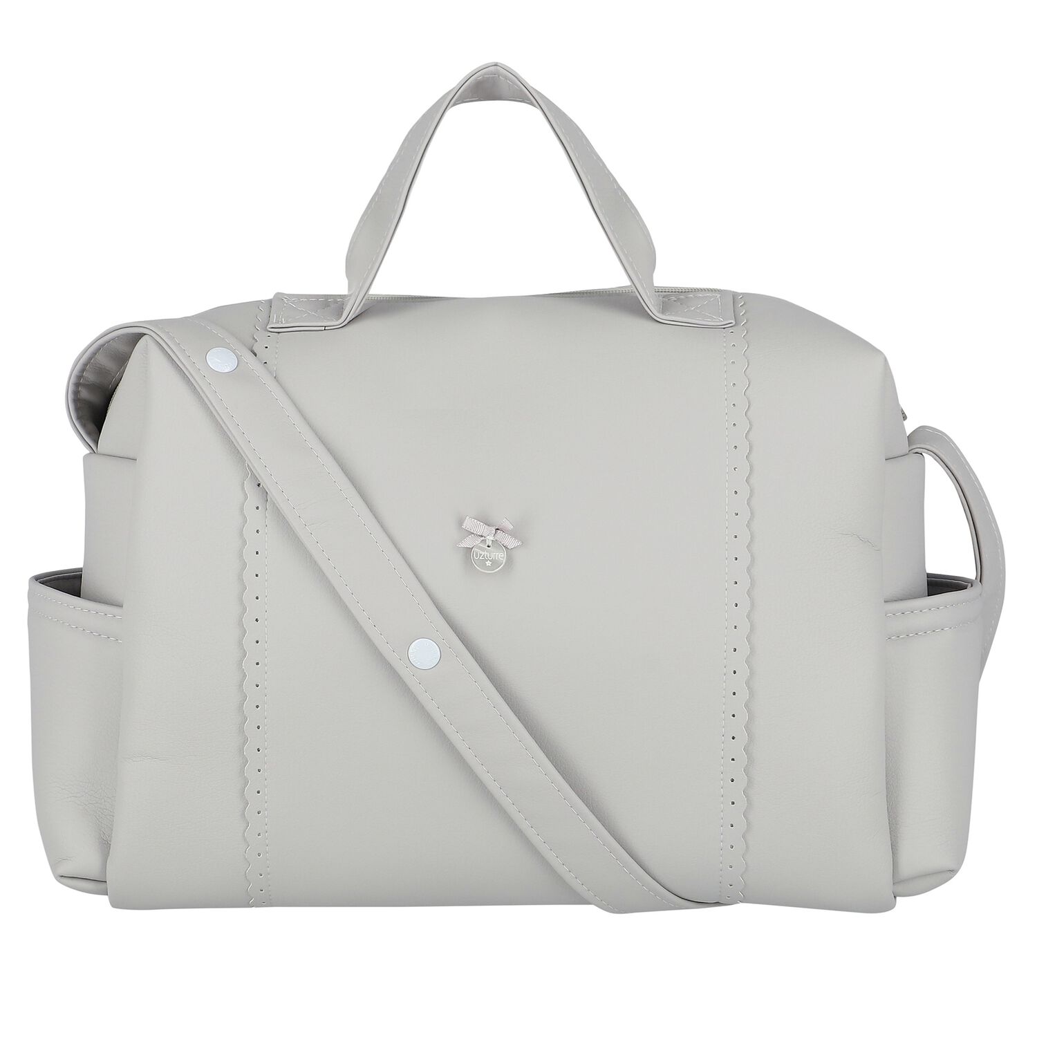 Grey Baby Changing Bag, 2, hi-res