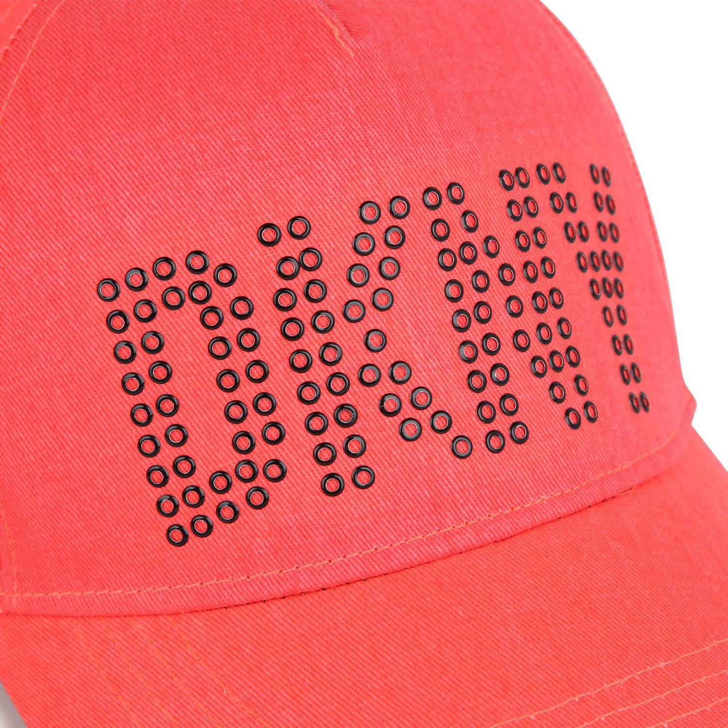 Girls Neon Pink Logo Cap, 1, hi-res