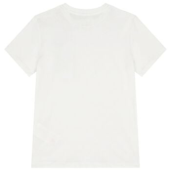 Boys White Logo T-Shirt