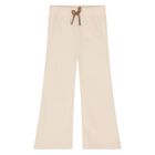 Younger Girls Beige Dog Tracksuit, 2, hi-res