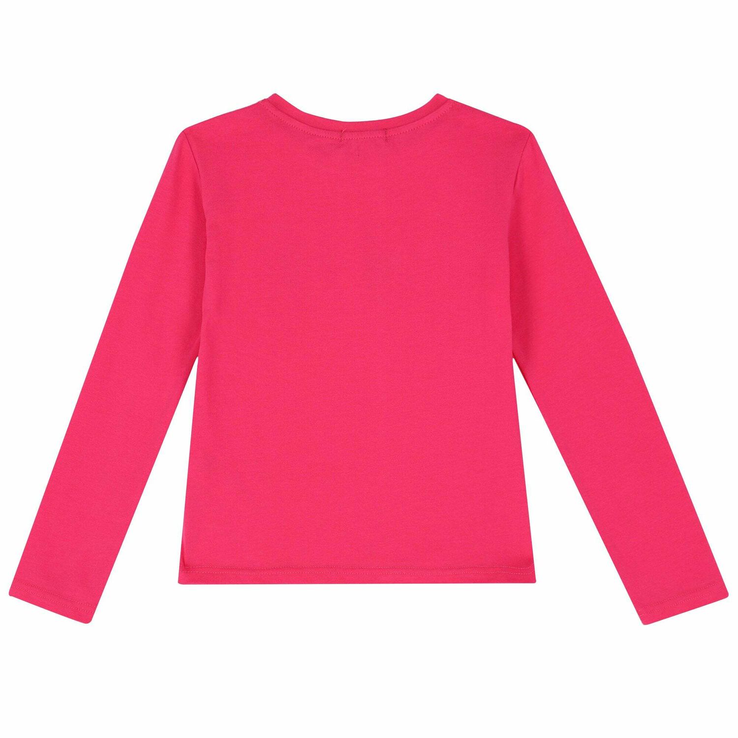 Girls Pink Printed Long Sleeve Top, 2, hi-res image number null