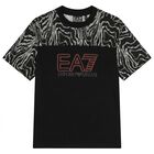 Boys Black Logo T-Shirt, 2, hi-res