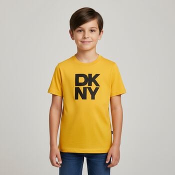 Boys Yellow Logo T-Shirt