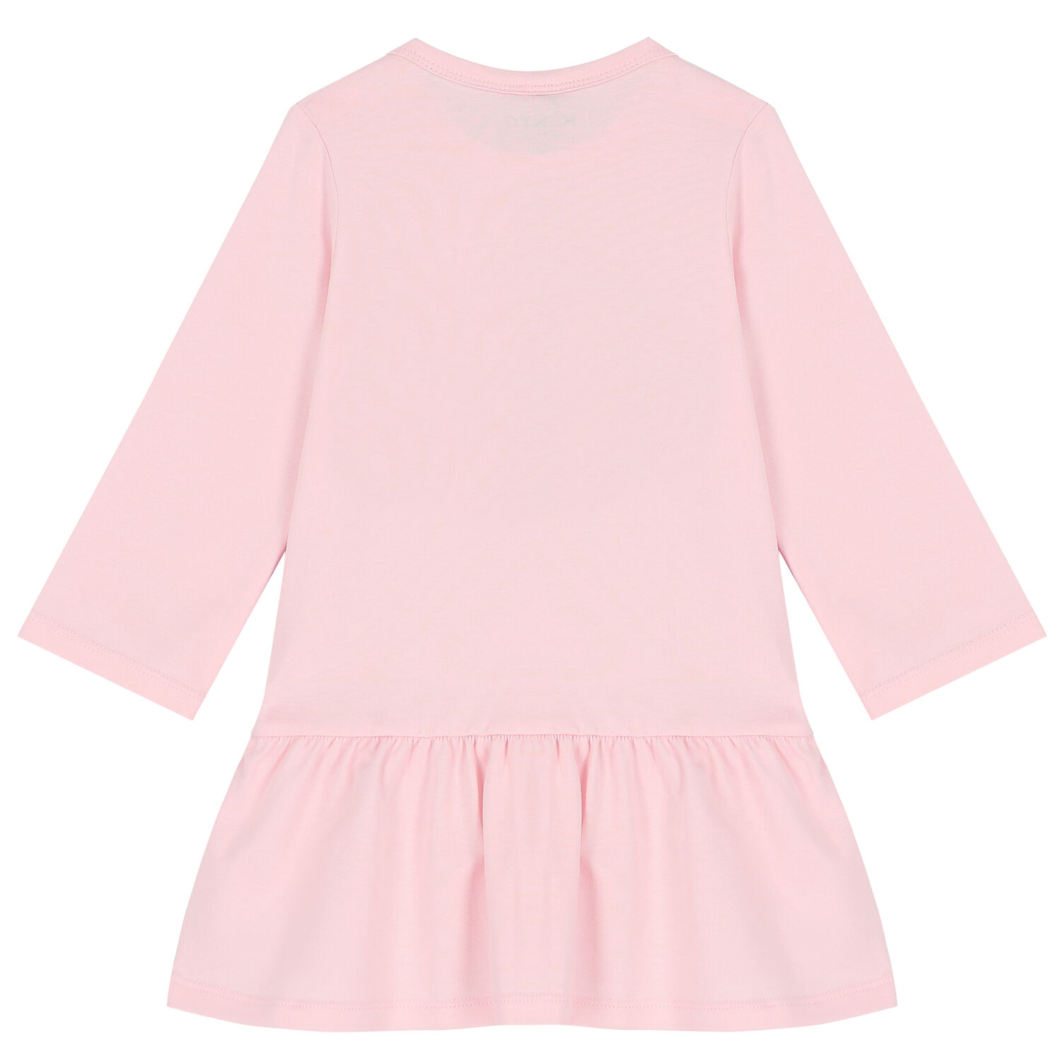 Baby Girls Pink Logo Dress, 1, hi-res