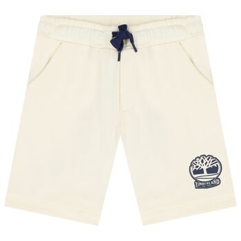 Boys Ivory Logo Shorts