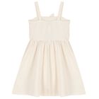 Girls Ivory Dress, 1, hi-res