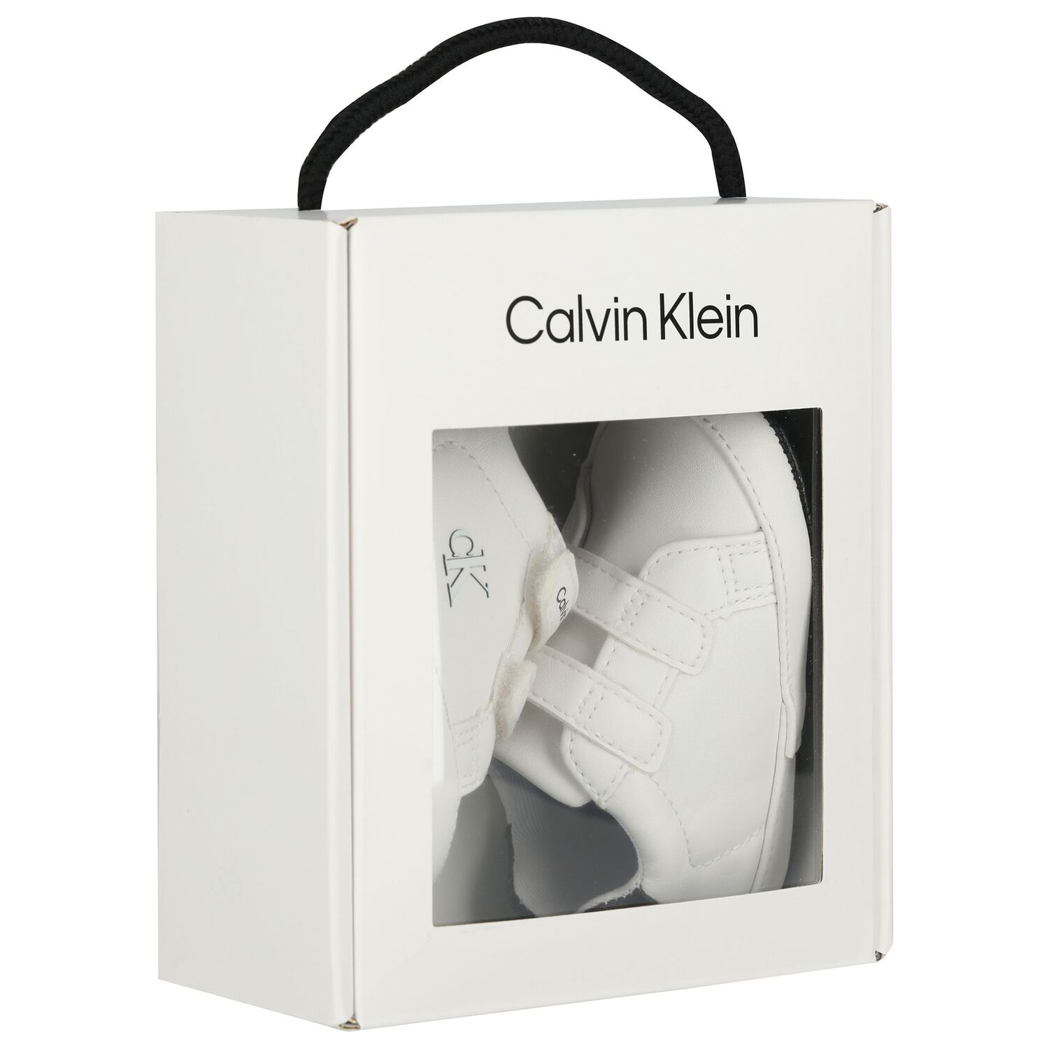 White Logo Baby Pre Walker Shoes, 1, hi-res