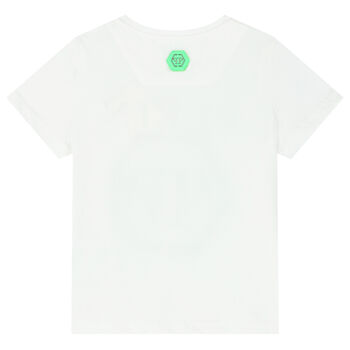 Boys White Logo T-Shirt