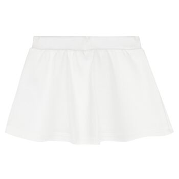 Younger Girls Red & White Teddy Bear Logo Skirt Set