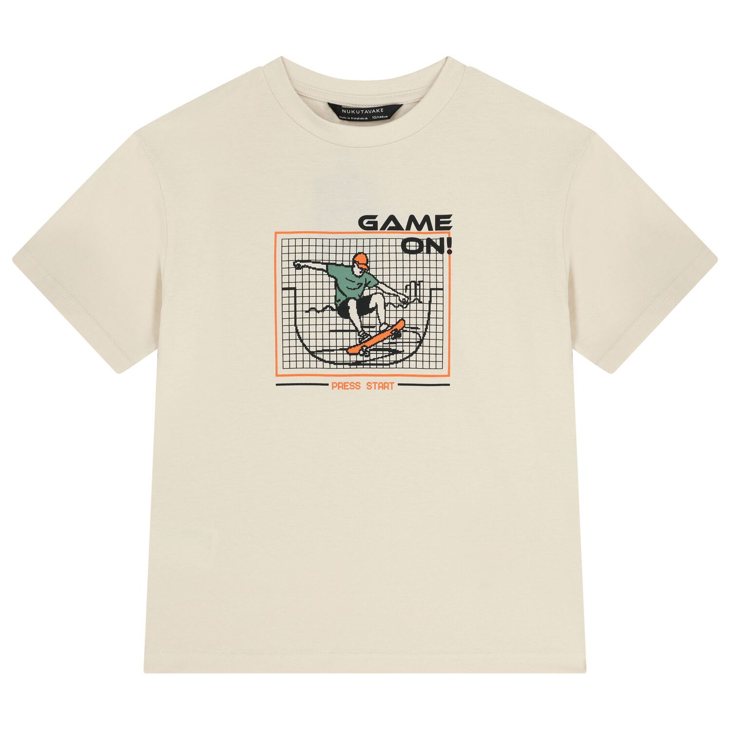 Boys Green & Beige T-Shirts ( 2 Pack ), 3, hi-res