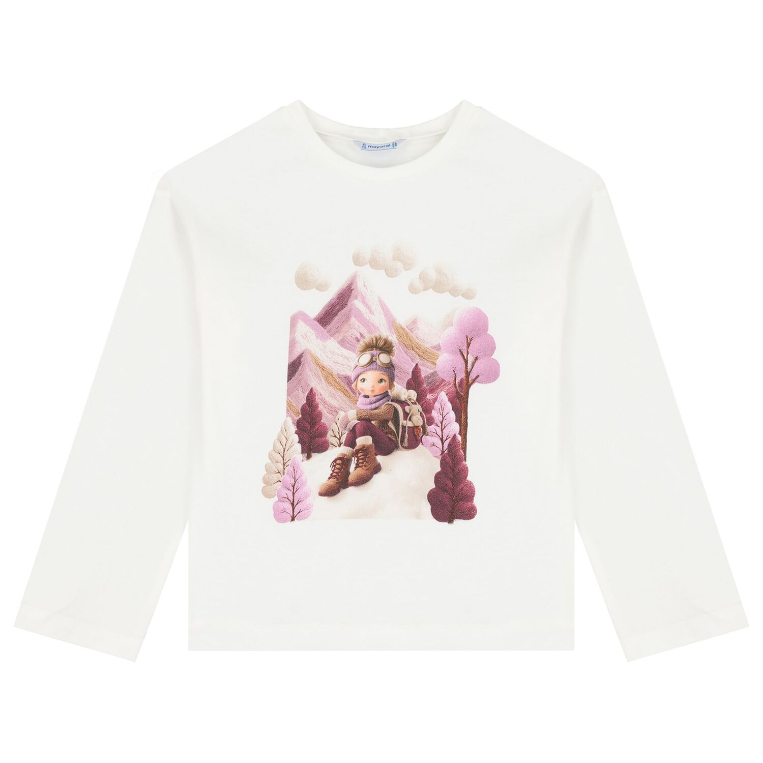 Girls White & Pink Leggings Set, 1, hi-res
