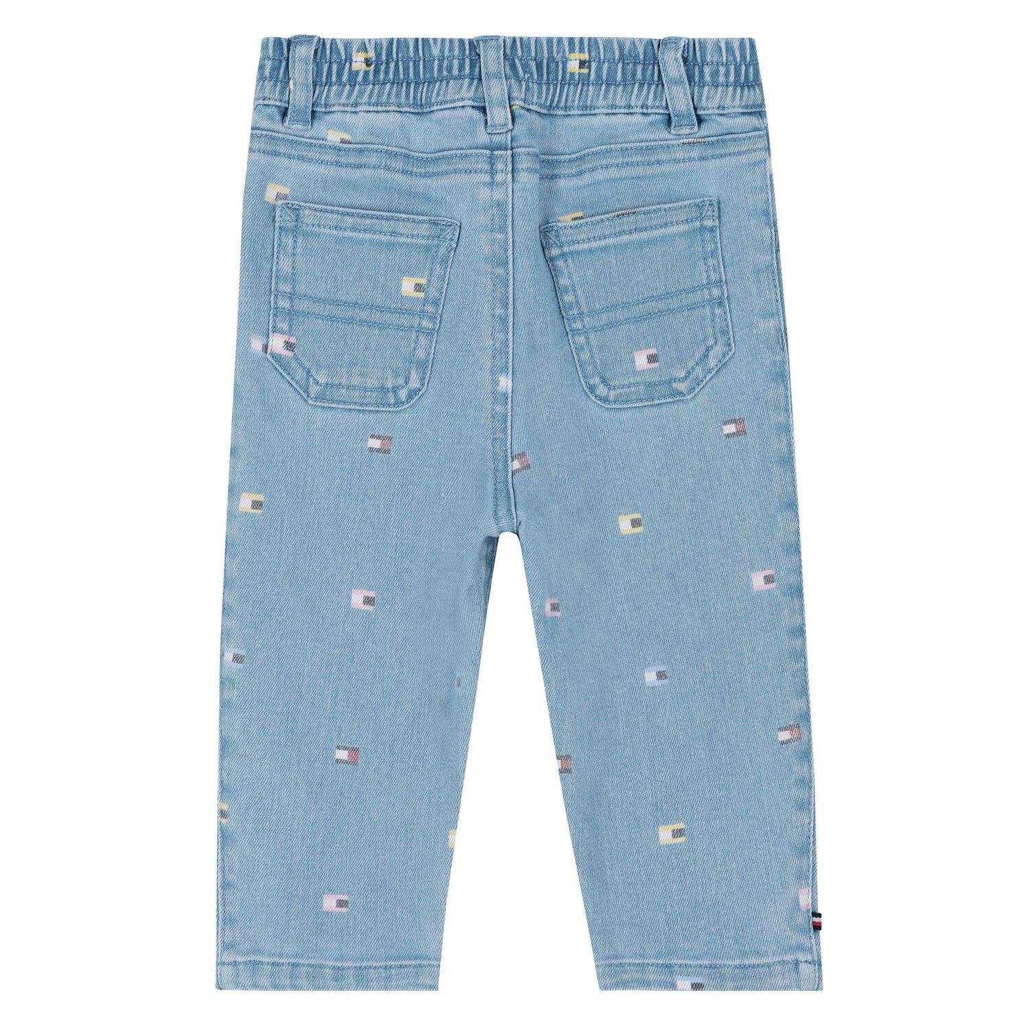 Younger Girls Blue Logo Denim Jeans, 1, hi-res image number null
