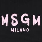 Girls Black & Pink Logo Sweatshirt, 3, hi-res