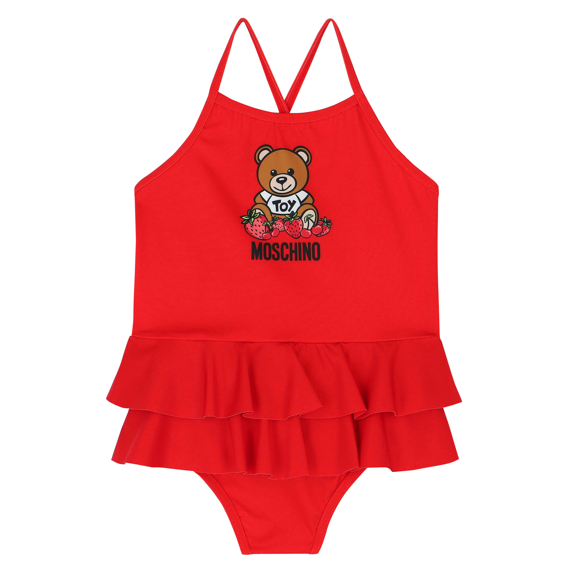 Moschino red swimsuit online