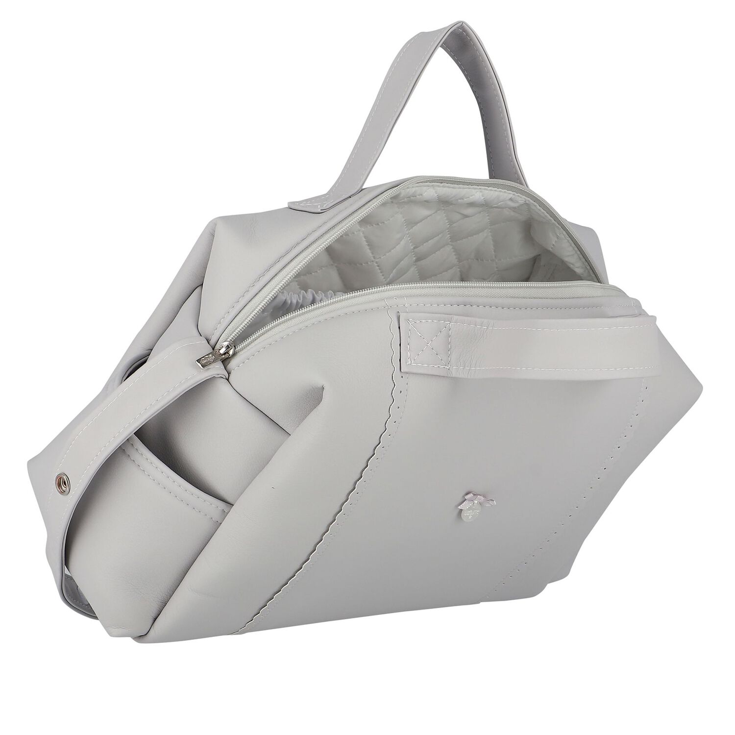 Grey Baby Changing Bag, 2, hi-res