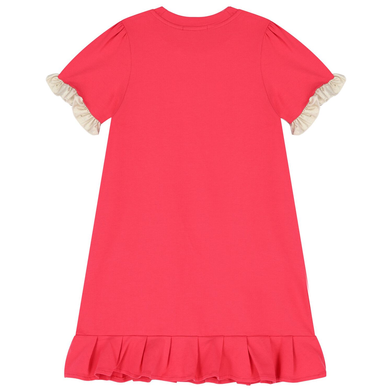 Girls Pink Logo Dress, 1, hi-res