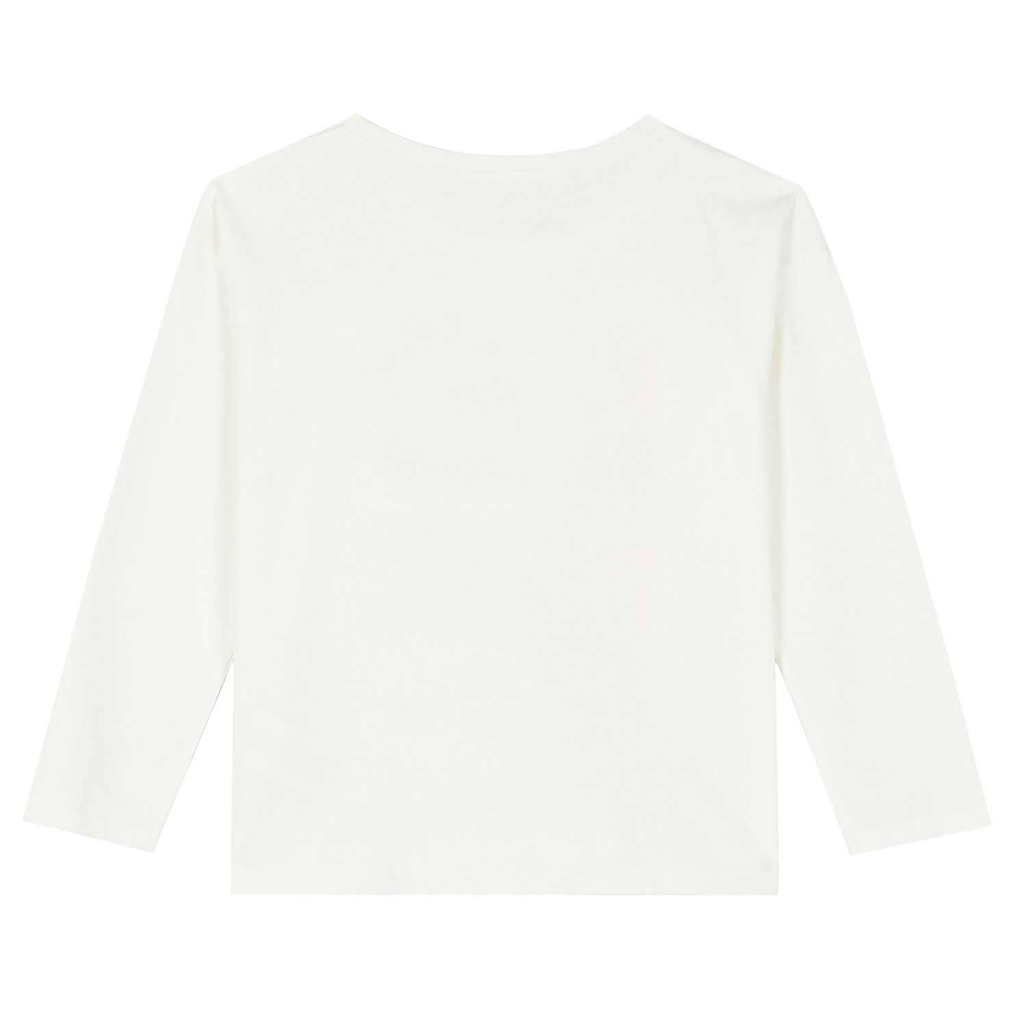 Girls Ivory Unicorn Long Sleeve Top, 1, hi-res image number null