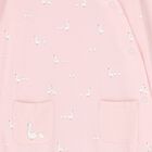 Baby Girls Pink & White Babygrow Gift Set, 4, hi-res