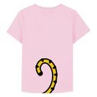 Girls Pink Tiger Logo T-Shirt, 1, hi-res