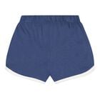 Baby Boys Navy Blue Fishing Polo Bear Shorts Set, 1, hi-res