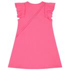 طقم فستان بنات باللون الوردي, 2, hi-res