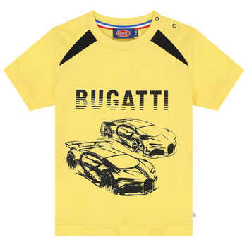 Younger Boys Yellow Logo T-Shirt