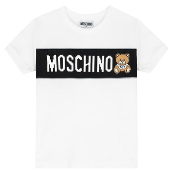 Boys White Logo T-Shirt