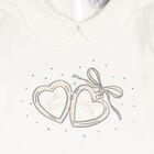 Girls Ivory Heart Skirt Set, 1, hi-res