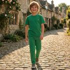 Boys Green Logo Jeans, 1, hi-res