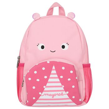 Younger Girls Pink Bug Backpack