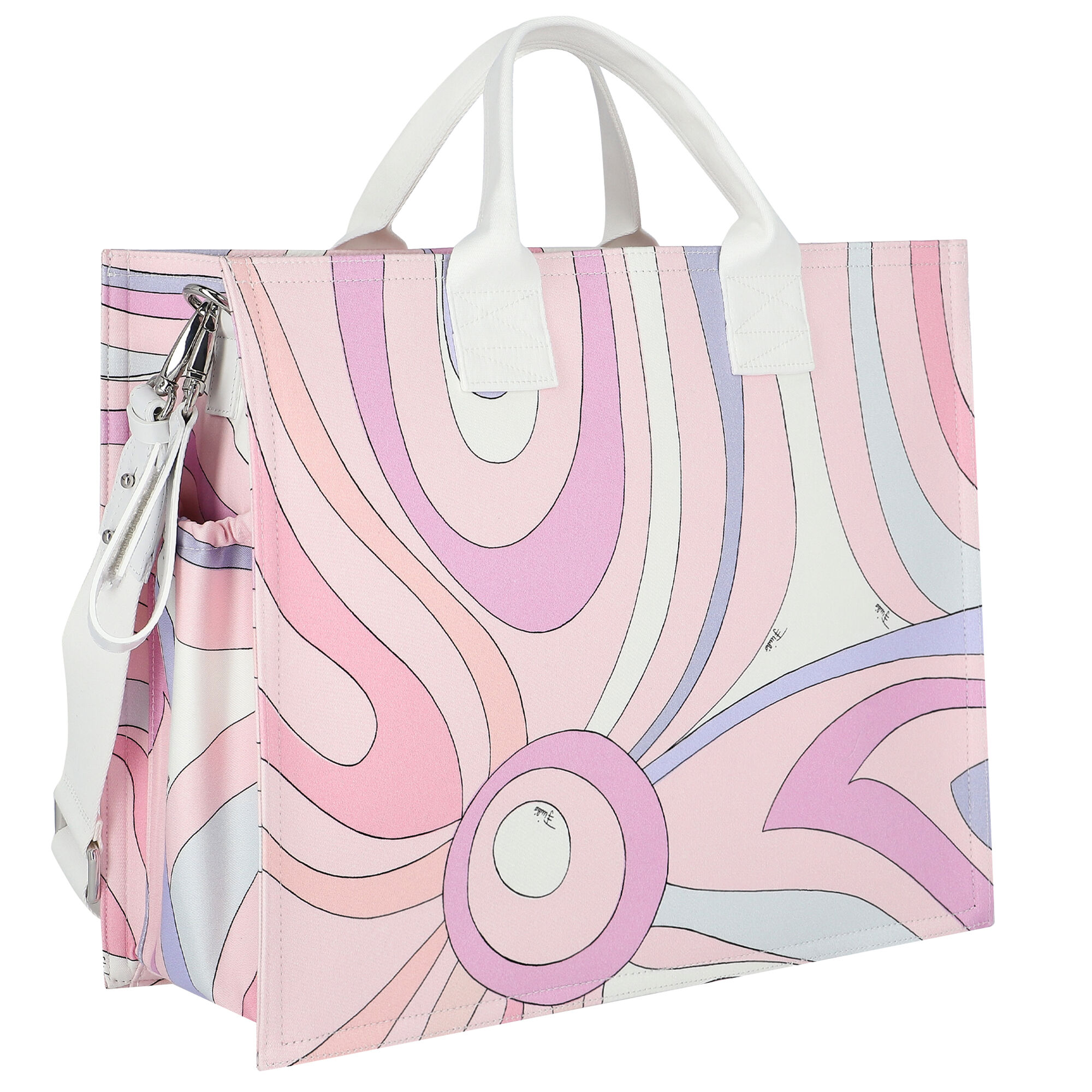 Emilio Pucci Pink Marmo Baby Changing Bag | Junior Couture