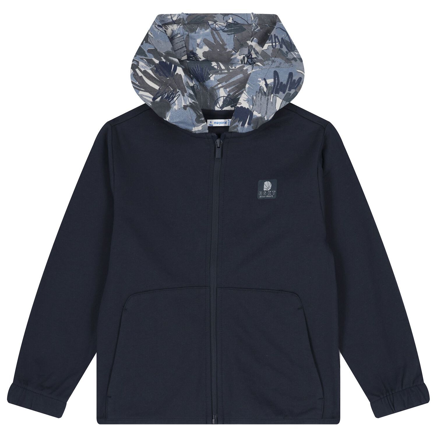 Boys Navy Blue & Blue Tracksuit Set (3 Piece), 1, hi-res