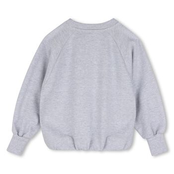 Girls Grey Logo Sweatshirt