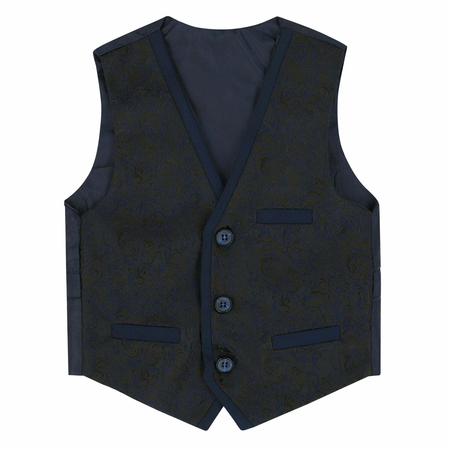 Boys Navy Blue Suit Set, 1, hi-res image number null