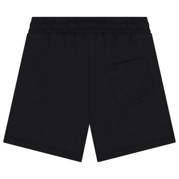 Boys Black Logo Shorts
