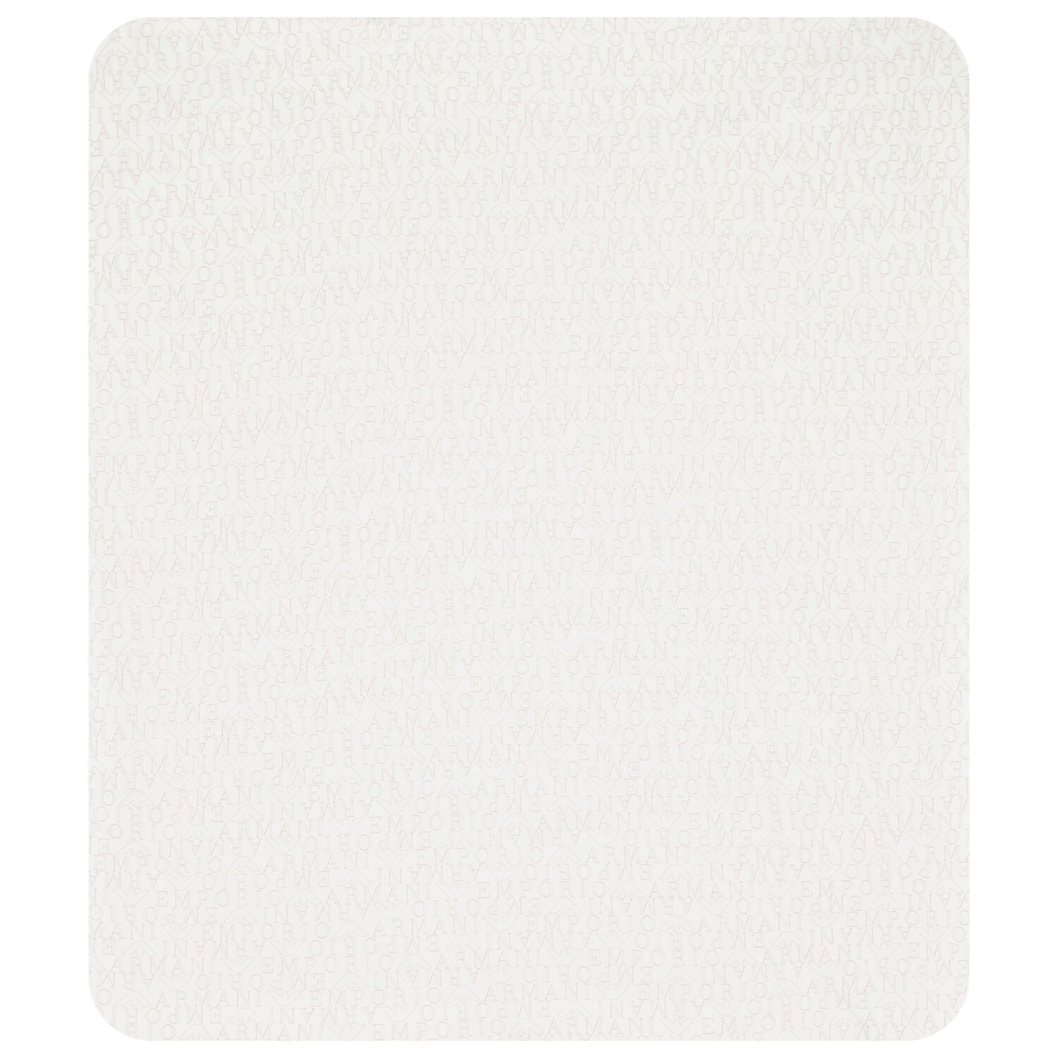 Ivory & Pink Logo Baby Blanket, 1, hi-res