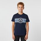 Boys Navy Blue Logo T-Shirt, 2, hi-res